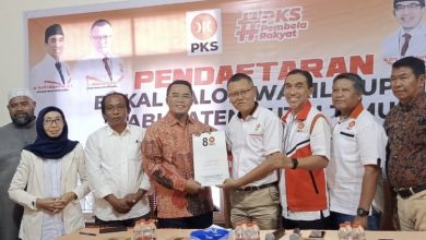 Mahyunadi daftar bacakada di PKS Kutim (dok: ek)