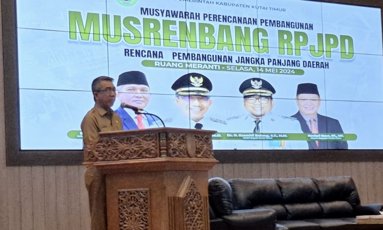 Bupati Kutai Timur Ardiansyah Sulaiman dalam Musrenbang RPJPD (dok: deltamahakam)