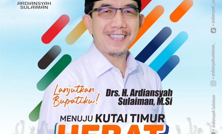 Calon Bupati Kutai Timur Ardiansyah Sulaiman (dok: deltamahakam)