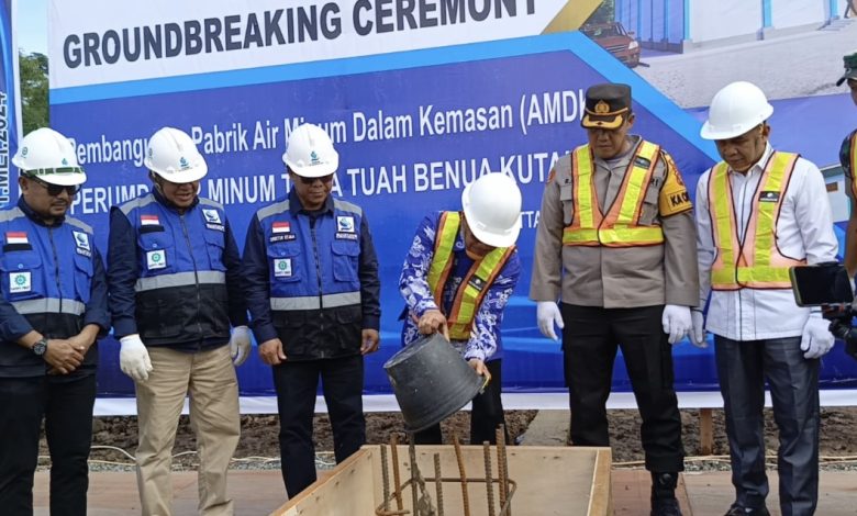 Ketua DPRD Kutim hadiri groundbreaking proyek pembangunan AMDK (dok: deltamahakam)