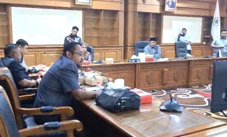Faizal Rachman menyampaikan pendapatnya dalam RDP (dok: deltamahakam)