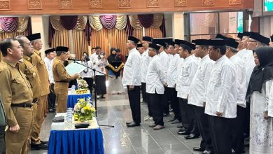 Bupati Ardiansyah Sulaiman melantik Dewan Hakim MTQ XVII Kutim (ist)