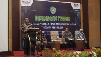 Bimtek Penguatan Penyebarluasan Produk Hukum Daerah Melalui Website JDIH (Jaringan Dokumentasi dan Informasi Hukum) yang diselenggarakan Kabag Hukum Setkab Kutim (ist)