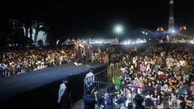 Suasana malam puncak Pekan Raya Pemuda II Kutim (ist)