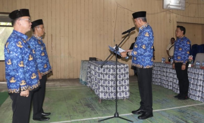 Pengukuhan pengurus Korpri Long Mesangat dan Busang di Kutim (ist)