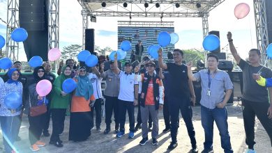 Bupati Kutim Ingin Masyarakat Biasakan Hidup Sehat, Launching Area CFD di Gor Kudungga